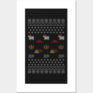 Christmas Sweater Board Game Resources - Board Games Design - Gaming Art Posters and Art